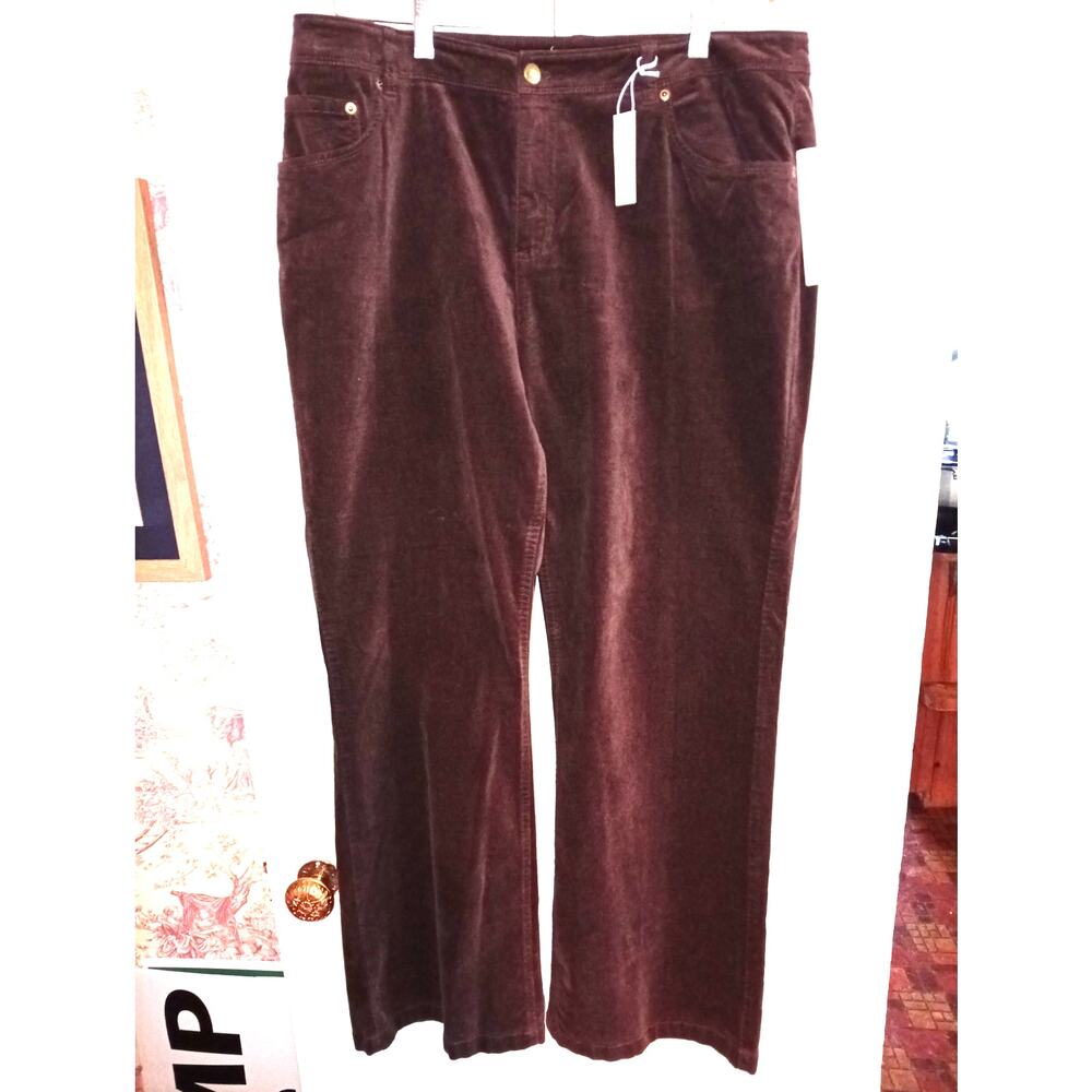 Jones New York NWT Pants Sport Woman Stretch corduroy size 14W XL
